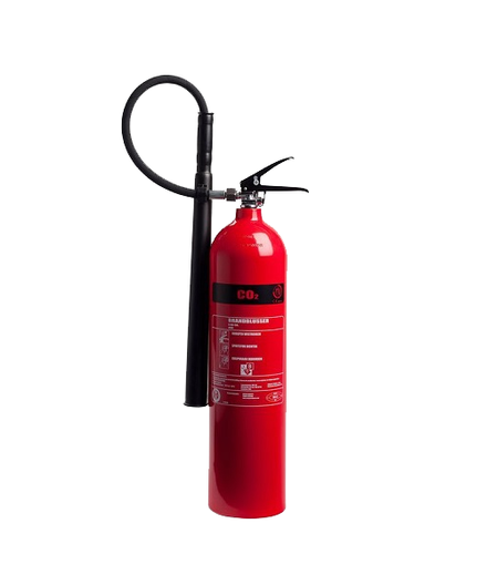 CO2-blusser bij elektrische apparatuur