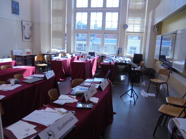 BHV-oefening in uitvoering